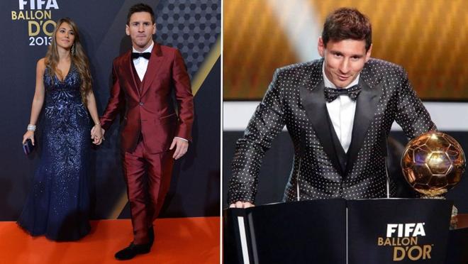 Los looks de Messi en 2013 y 2012