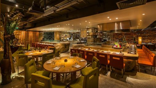 Uno de los espacios del restaurante Zuma en Madrid