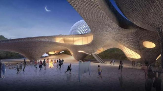 El hotel futurista inspirado en moluscos que promete convertirse en la meca del lujo