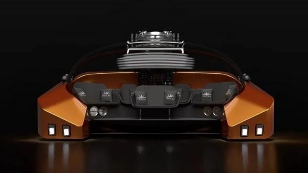 El submarino de lujo inspirado en un cine pensado para que viaje toda la familia en su interior