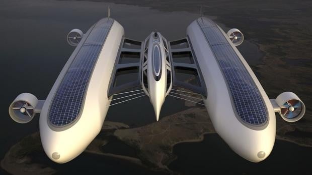 Todo sobre el yate volador de lujo que funciona con helio