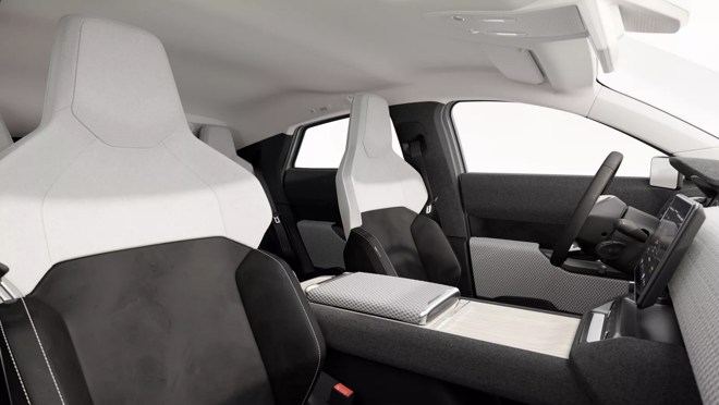 Los interiores están hechos con materiales de origen vegetal