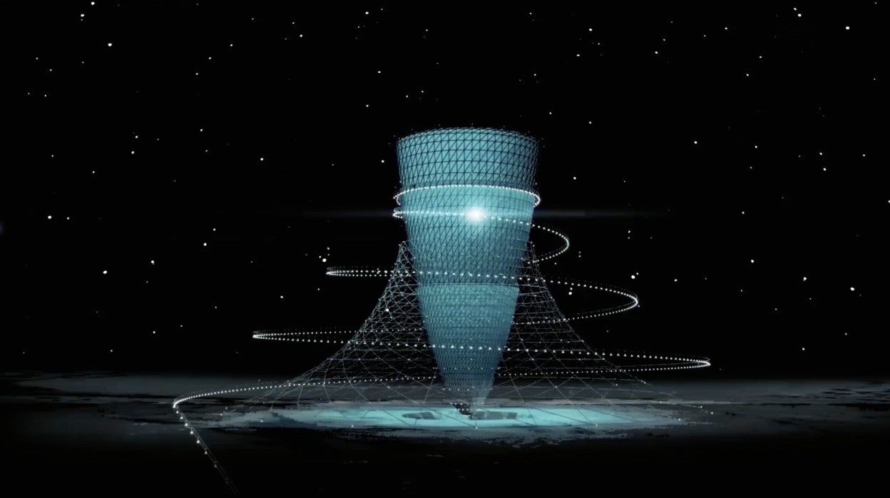 Así es The Glass, la estructura para vivir en la Luna y en Marte