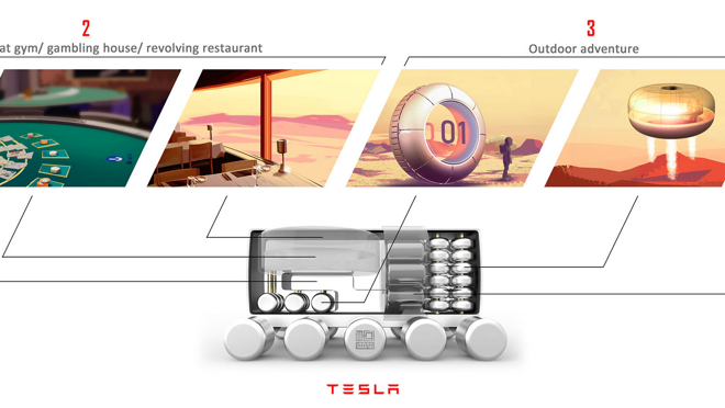 Este hotel incluye naves para explorar Marte