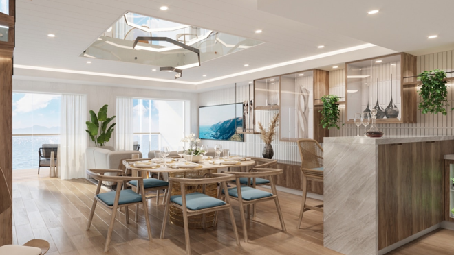 Imagen de salón-comedor de una de las viviendas