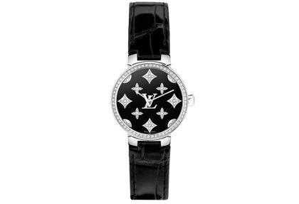 Louis Vuitton Tambour Slim Monogram Dentelle Black