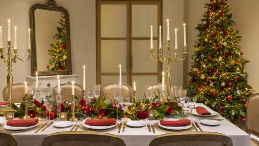 Mesa de Navidad en el URSO Hotel &amp; Spa