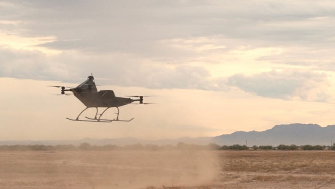 El Rotor X Dragon puede alcanzar velocidades de más de 96 km/h