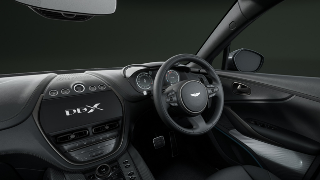 Imagen del interior del Aston Martin DBX 707