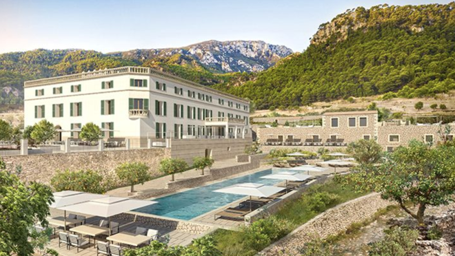 Imagen del nuevo hotel de Son Bunyola en Mallorca