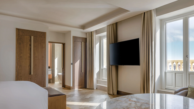 Imagende una suite del nuevo JW Marriott Madrid