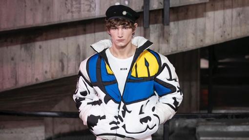 Plumífero estampado