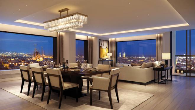 El ático se encuentra en uno de los edificios más exclusivos de nuestro país, el Mandarin Oriental Residences.