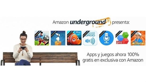 Llega a España Amazon Underground, la tienda para Android con aplicaciones de pago convertidas en gratuitas