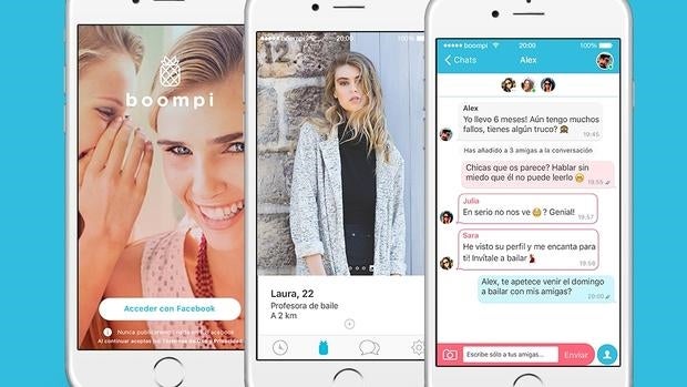 Boompi, una «app» para que las chicas añadan de forma secreta a sus amigas en los chats con chicos