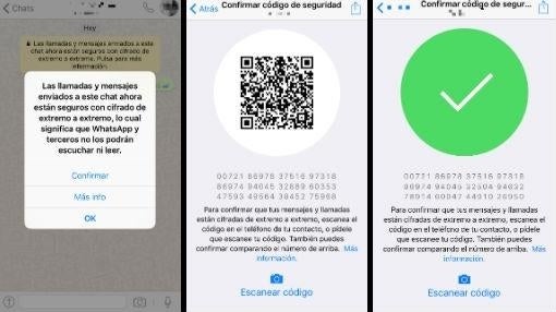 Es necesario escanear el código QR para proteger los chats