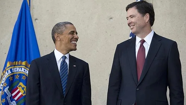 Barack Obama con James Comey, director del FBI, en una imagen de archivo