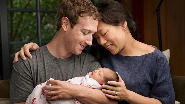 Mark Zuckerberg, CEO de Facebook, presentó a su hija en la red social