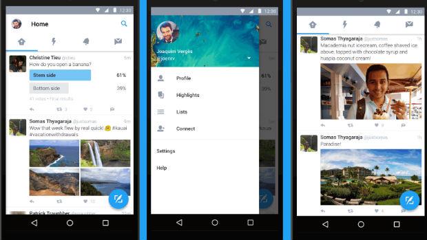 Twitter se actualiza en Android