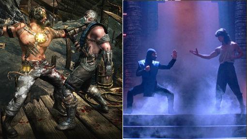 Captura de «Mortal Kombat X» y un fotograma de la película