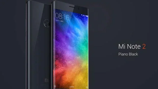 Detalle del Xiaomi Mi Note 2, nuevo terminal de la firma china