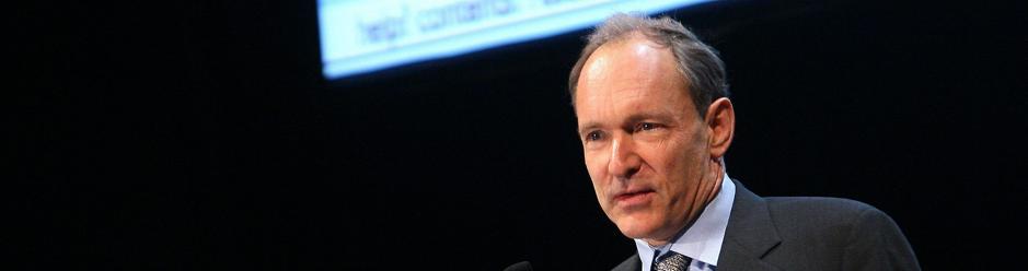 Tim Berners-Lee, en una imagen de 2009, durante una conferencia en Madrid