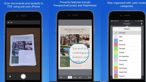 9 aplicaciones para escanear documentos con el «smartphone»