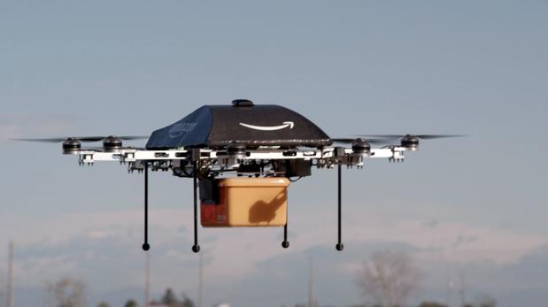 Imagen de uno de los drones de Amazon