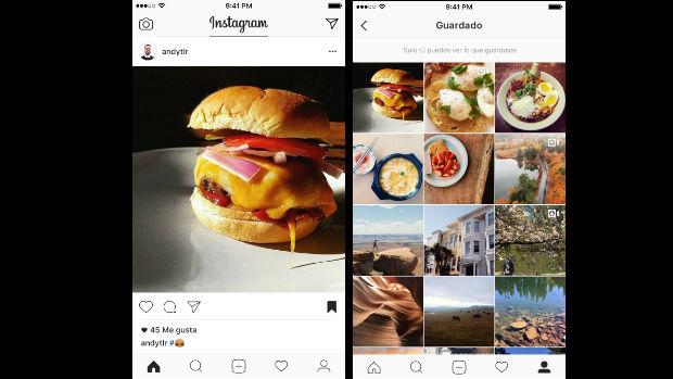 Instagram permite guardar las publicaciones favoritas desde la pantalla principal