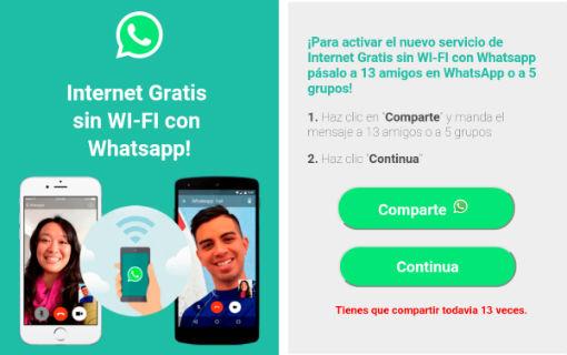 La nueva estafa de internet gratis que circula por WhatsApp