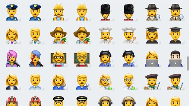 Captura de los posibles nuevos «emojis» que entrarán en WhatsApp