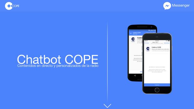 COPE se convierte en el primer medio en España en lanzar un «chatbot» con «streaming» en directo