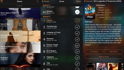 Las mejores «apps» para series adictos