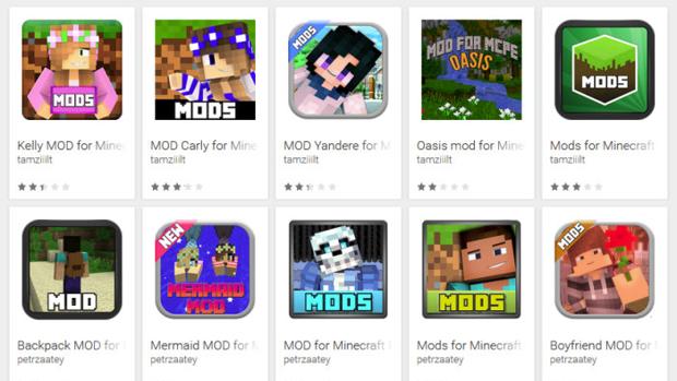 Cuidado con los falsos mods de Minecraft en Google Play