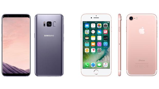 El nuevo Samsung Galaxy S8 frente al iPhone 7: ¿cuál es mejor?
