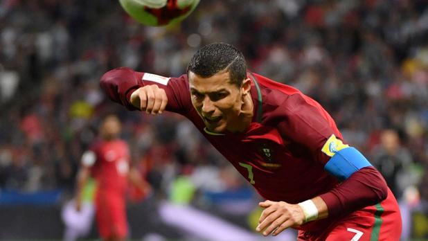 Cristiano Ronaldo, durante un encuentro con su selección, Portugal