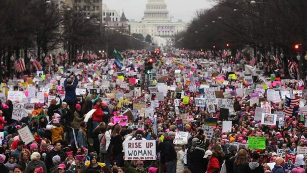 La Marcha de Mujeres en Washington reunió a más de 500.000 personas a través del evento más grande de Facebook en 2017