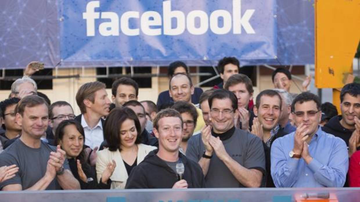 Mark Zuckerberg en su salida a Bolsa