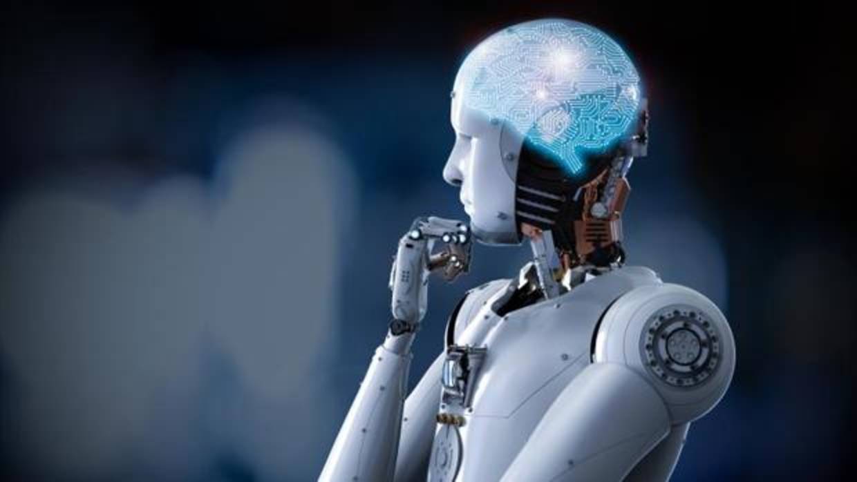 Representación de una inteligencia artificial integrada en un robot