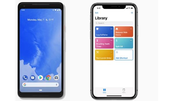 Comparativa entre Android P y iOS 12