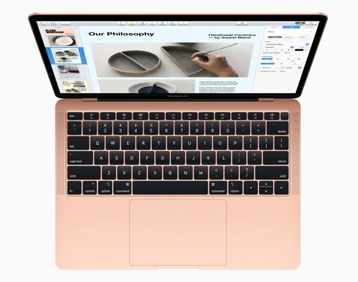 Detalle del nuevo MacBook Air