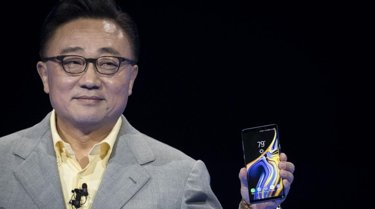 DJ Koh, responsable de Samsung, durante la presentación del Galaxy Note 9
