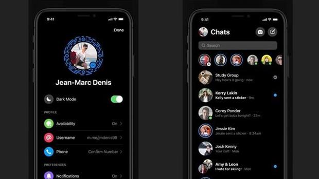 Facebook Messenger: cómo activar el modo oscuro