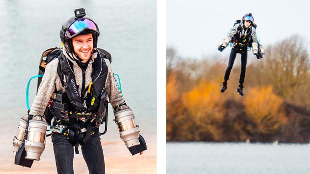 Este es el supertraje más rápido del mundo que te permite volar a 80 km/h