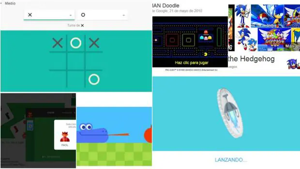 Los mejores juegos ocultos de Google