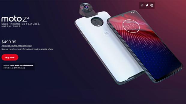 Moto Z4, con conectividad 5G gracias al nuevo mod de Motorola