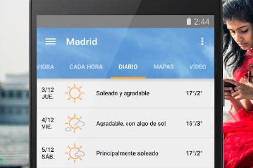 Imagen de la «app» Accuweather