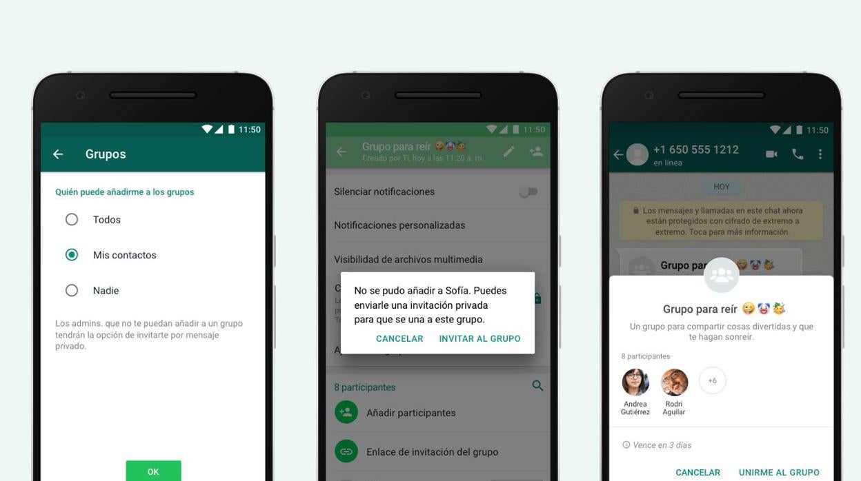 WhatsApp: cómo evitar que te metan en grupos en los que no quieres estar