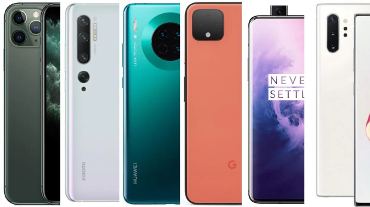 Los mejores smartphones de 2019: del iPhone 11 Pro al Galaxy Note 10 Plus