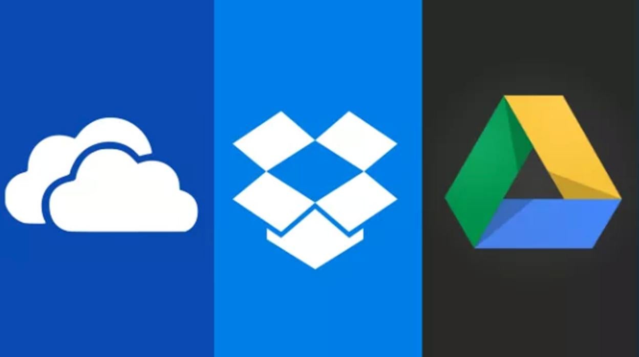 Google Drive, Dropbox y Microsoft OneDrive